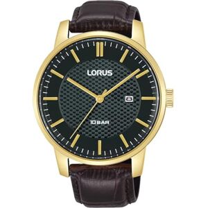 Lorus Unisex's Analog-Digital Quartz Watch with Leather Strap RH980NX9