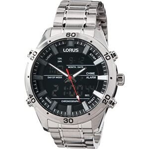 Seiko Lorus Men Analog-Digital Quartz Watch with Metal Strap RW651AX9