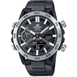 Casio Men's Analogue-Digital Quarz Watch with Stainless Steel Strap ECB-2000DD-1AEF