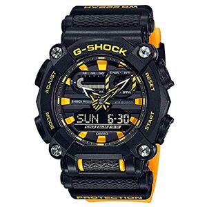 Casio G Shock Analog-Digital Black Dial Men's Watch-GA-900A-1A9DR (G1048), Yellow Analog-Digital, Strap