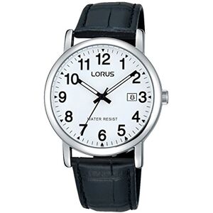 Lorus Unisex-Adult Analogue Classic Quartz Watch with Leather Strap RG865CX9