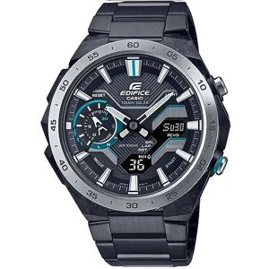 Casio Men's Analogue-Digital Quartz Watch with Stainless Steel Strap ECB-2200DD-1AEF