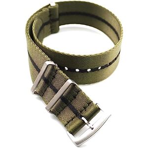 Dxzyhmsdf Nylon Watch Strap,canvas watch strap,Watch Strap 20mm 22mm Watch Bracelet Striped Strap Sport Nylon Watchband Waterproof Strap (Color : Blu, Size : 22mm) ( Color : Army Green Black , Size : 20mm )