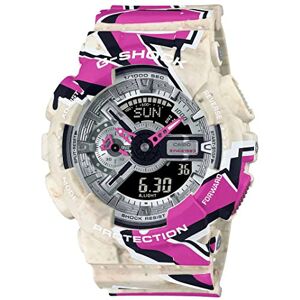 Casio Men's Analogue-Digital Quartz Watch with Plastic Strap GA-110SS-1AER