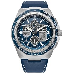 Citizen Men's Analogue-Digital Eco-Drive Watch with Leather Strap JY8148-08L