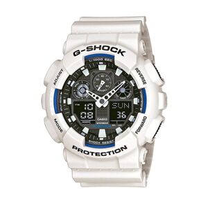 Casio G-Shock Mens White Watch Ga-100b-7aer - One Size