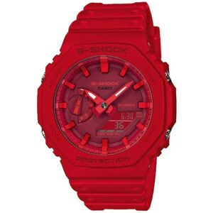 Casio , Mens Watch Casio Ga-2100-4Aer, Quartz, 45mm, 20Atm ,Red male, Sizes: ONE SIZE