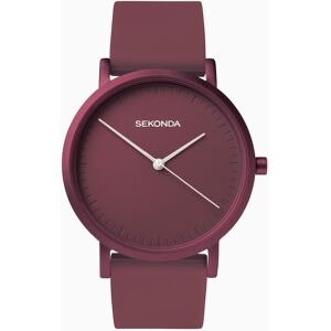 Sekonda Sekonda Palette Ladies Watch   Red Case & Silicone Strap with Red Dial   40554