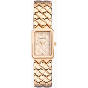 Sekonda Sekonda Lunar Ladies Watch   Rose Gold Alloy Case & Bracelet with Rose Gold Dial   40560