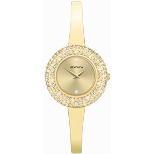 Sekonda Sekonda Radiance Ladies Watch   Gold Brass Case & Bracelet with Champagne Dial   40588