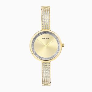 Sekonda Sekonda Aurora Ladies Watch   Gold Alloy Case & Bracelet with Champagne Dial   40598