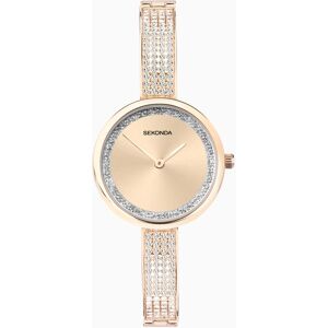 Sekonda Sekonda Aurora Ladies Watch   Rose Gold Alloy Case & Bracelet with Rose Dial   40599