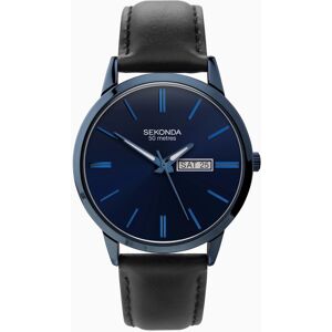 Sekonda Sekonda Classic Men's Watch   Blue Case & Leather Strap with Blue Dial   1843