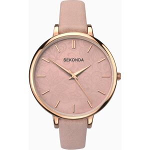 Sekonda Sekonda Ladies Watch   Rose Gold Case & PU Strap with Pink Dial   2563