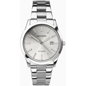 Sekonda Sekonda Taylor Men's Watch   Silver Case & Stainless Steel Bracelet with Silver White Dial   1945