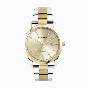 Sekonda Sekonda Taylor Men's Watch   Two Tone Case & Stainless Steel Bracelet with Champagne Dial   1997