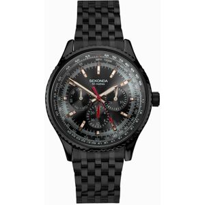 Sekonda Sekonda Maverick Men's Watch   Black Case & Black Stainless Steel Bracelet with Black Dial   30076