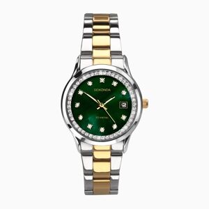 Sekonda Sekonda Catherine Ladies Watch   Silver Case & Stainless Steel Bracelet with Green Dial   40295