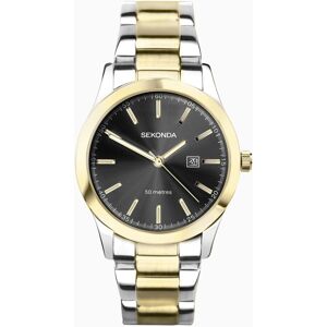 Sekonda Sekonda Taylor Ladies Watch   Two Tone Case & Stainless Steel Bracelet with Grey Dial   40429