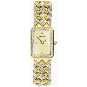 Sekonda Sekonda Sparkle Ladies Watch   Gold Case & Alloy Bracelet with Champagne Dial   40513