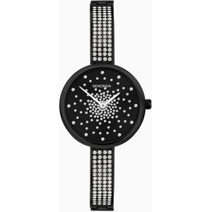 Sekonda Sekonda Celeste Starlet Ladies Watch   Black Alloy Case & Bracelet with Black Dial   40632