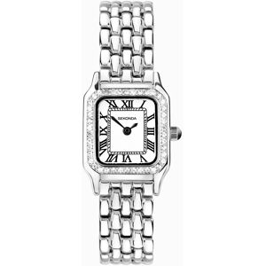 Sekonda Sekonda Monica Ladies Watch   Silver Alloy Case & Bracelet with Stone Set Bezel & White Dial   40655