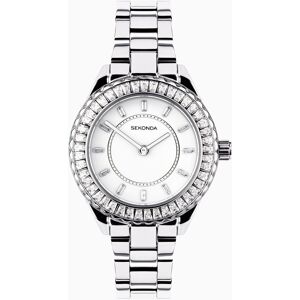 Sekonda Sekonda Margot Ladies Watch   Silver Alloy Case & Stainless Steel Bracelet with White Dial   40670