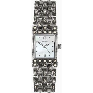 Sekonda Sekonda Ladies Dress Watch   Silver Alloy Case & Bracelet with White Mother of Pearl Dial   4880