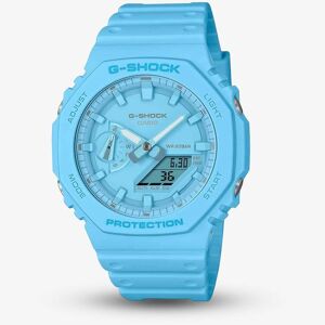 Casio G-Shock One Tone Blue Rubber Dual Display Watch GA-2100-2A2ER