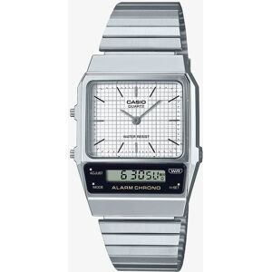 Casio Unisex White Dial Vintage Dual Display Watch AQ-800E-7AEF