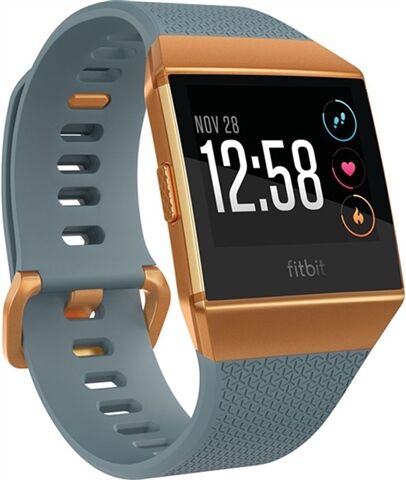 Refurbished: Fitbit Ionic Smartwatch - Slate Blue/Burnt Orange, C