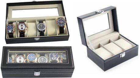 Groupon Goods Global GmbH 2, 3, 6 or 24-Piece Watch Box