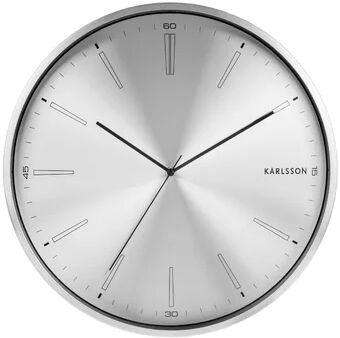 Karlsson Distinct 40cm Silent Wall Clock Karlsson Colour: Grey Large