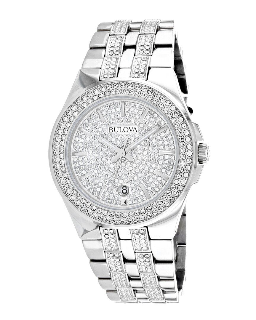 Bulova Men's Swarovski Watch NoColor NoSize