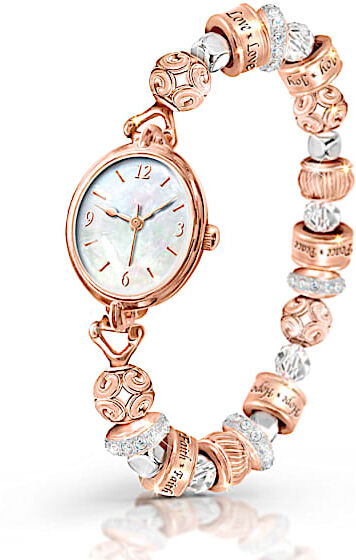 The Bradford Exchange Nature's Healing Moments Women's Copper Stretch Watch