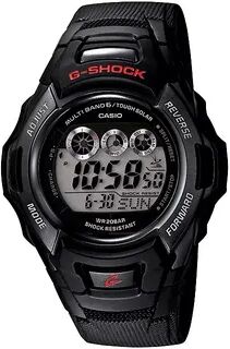 Casio Men's G-Shock Tough Solar Atomic Digital Chronograph Watch - GWM530A-1, Black