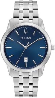 Bulova Men's Sutton Stainless Steel Watch - 96B338, Size: Large, Silver