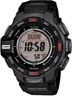 Casio Men's PRO TREK Solar Digital Chronograph Watch, Black