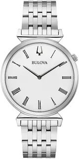 Bulova Men's Slim Regatta Stainless Steel Watch - 96A232, Size: Medium, Silver