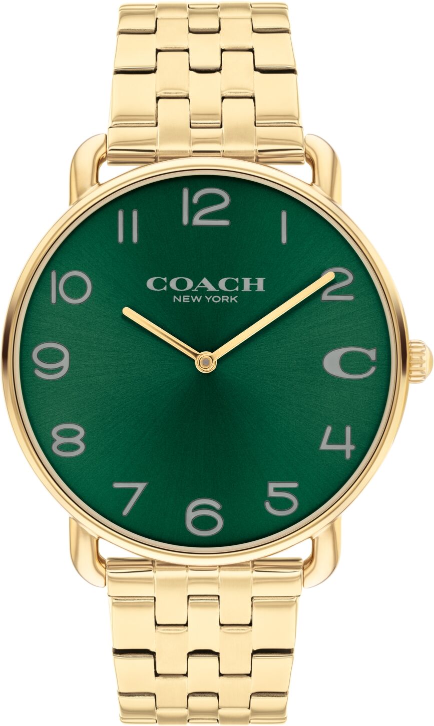 Coach Men's Elliot Gold-Tone Stainless Steel Bracelet Watch 40mm - Gold