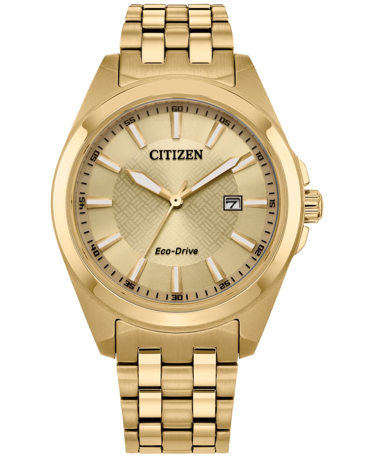 Citizen Eco-Drive Men's Peyten Gold-Tone Stainless Steel Bracelet Watch 41mm - Gold-tone