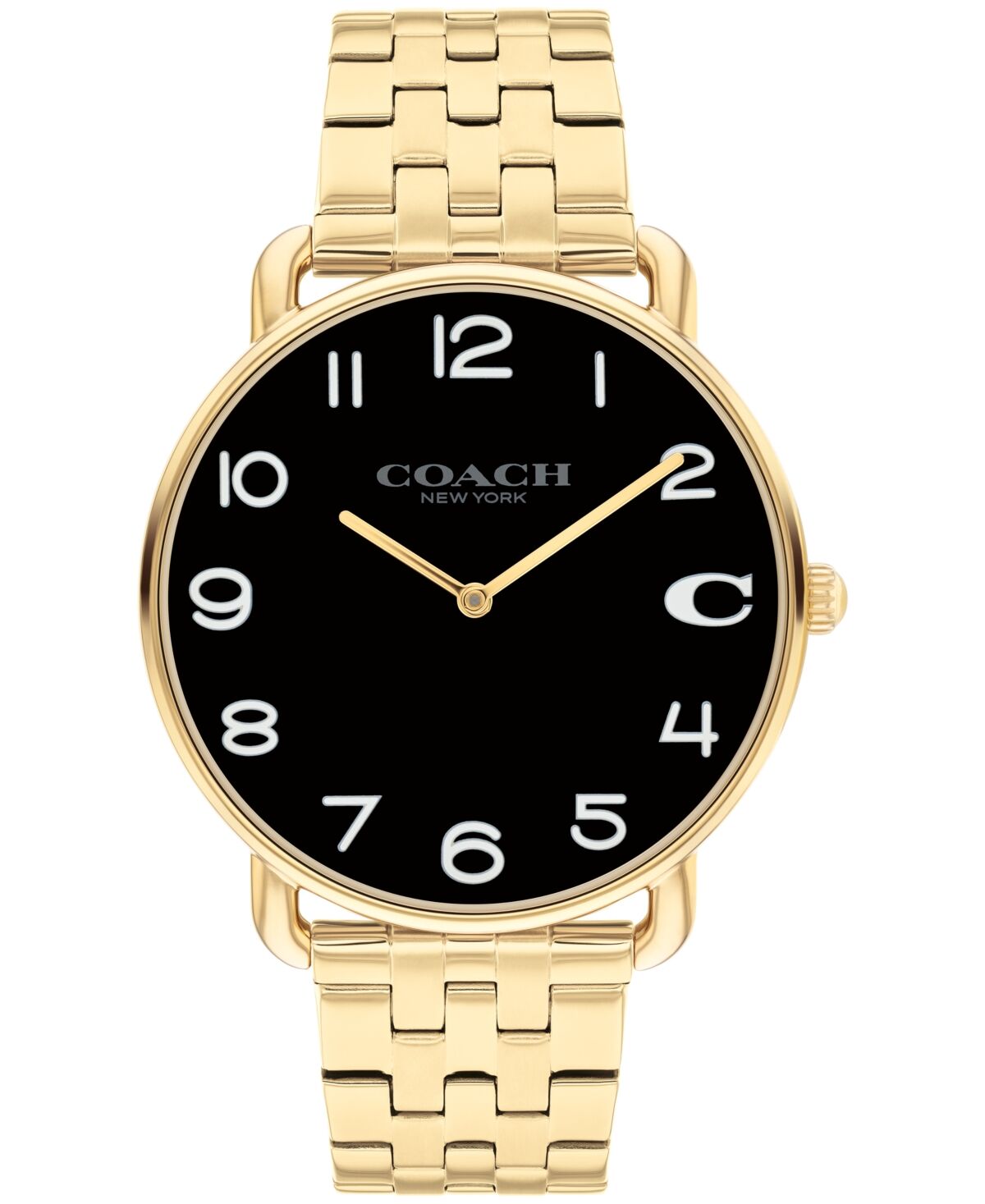 Coach Men's Elliot Gold-Tone Stainless Steel Bracelet Watch 40mm - Gold