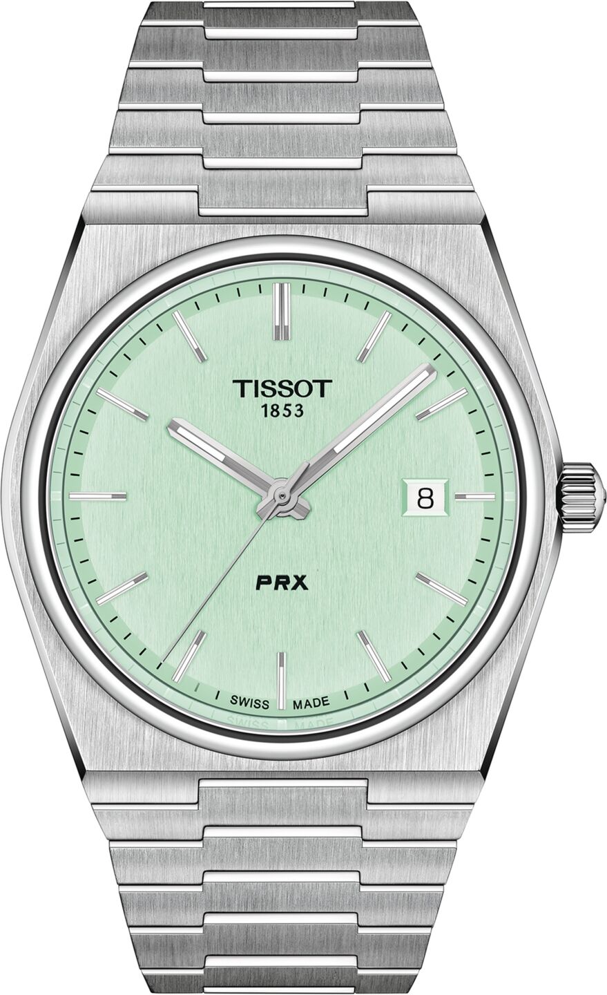 Tissot Men's Swiss Prx Stainless Steel Bracelet Watch 40mm - Grey