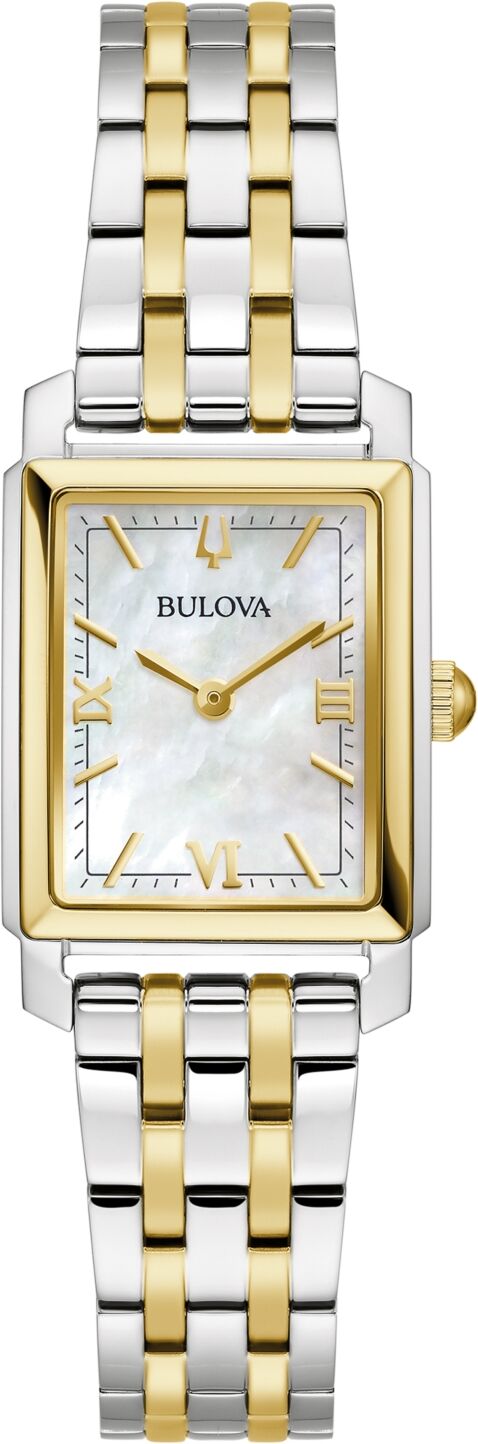 Bulova Women's Classic Sutton Two-Tone Stainless Steel Bracelet Watch 21mm - Two-tone