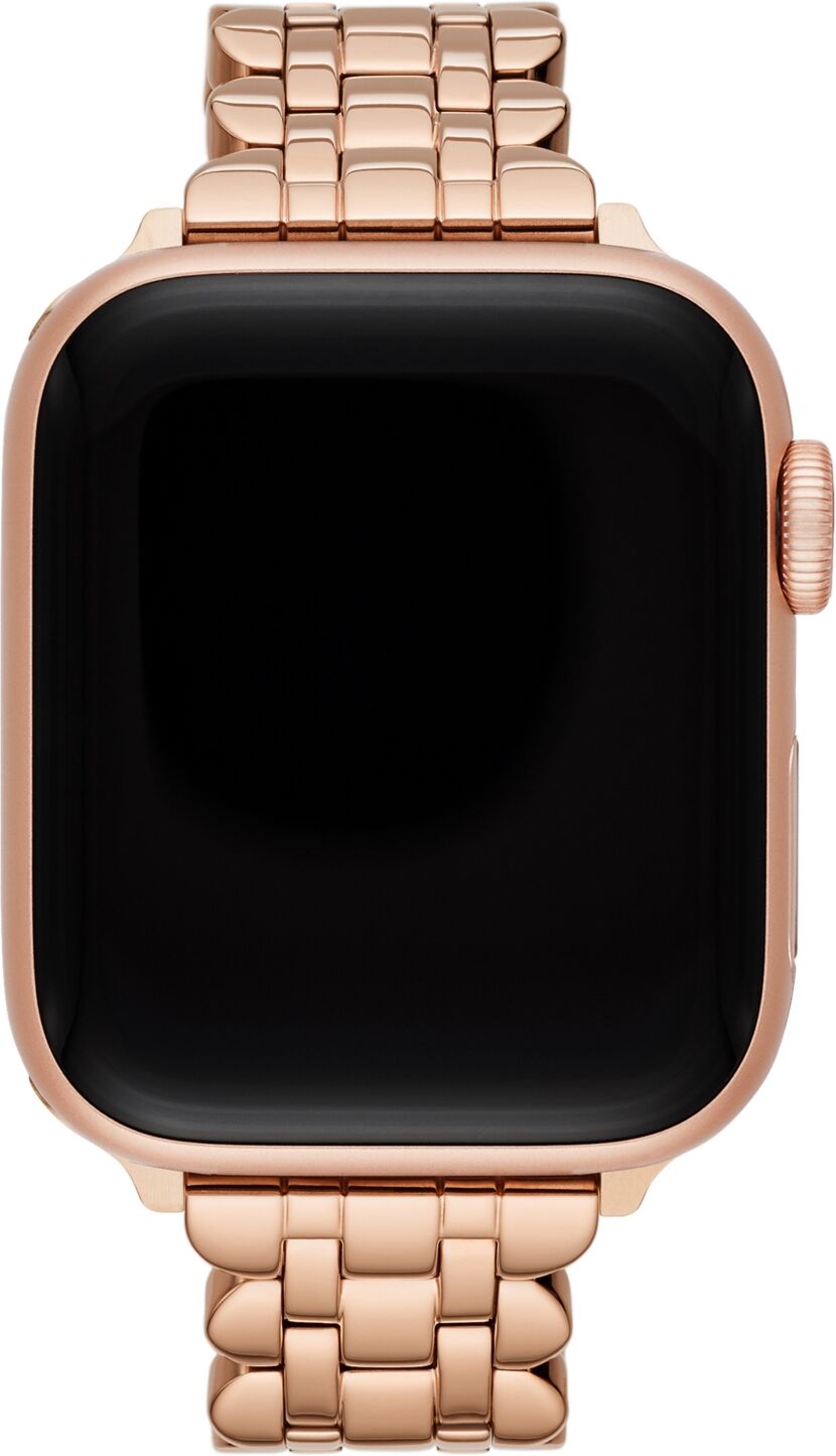 Kate Spade New York Women's Rose Gold-Tone Stainless Steel Band for Apple Watch, 42,44,45,49mm