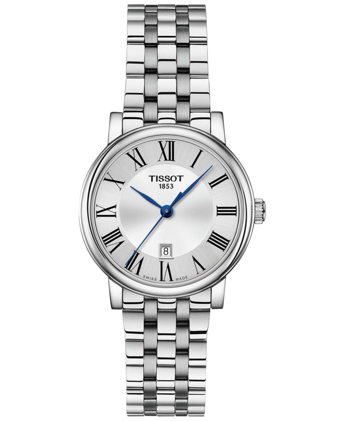 Tissot Women's Swiss Carson Premium Stainless Steel Bracelet Watch 30mm - Silver