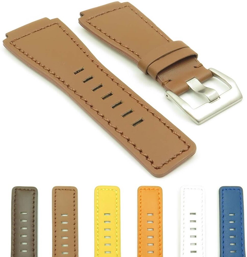 Strapsco DASSARI Magnum Leather Watch Strap for Bell & Ross