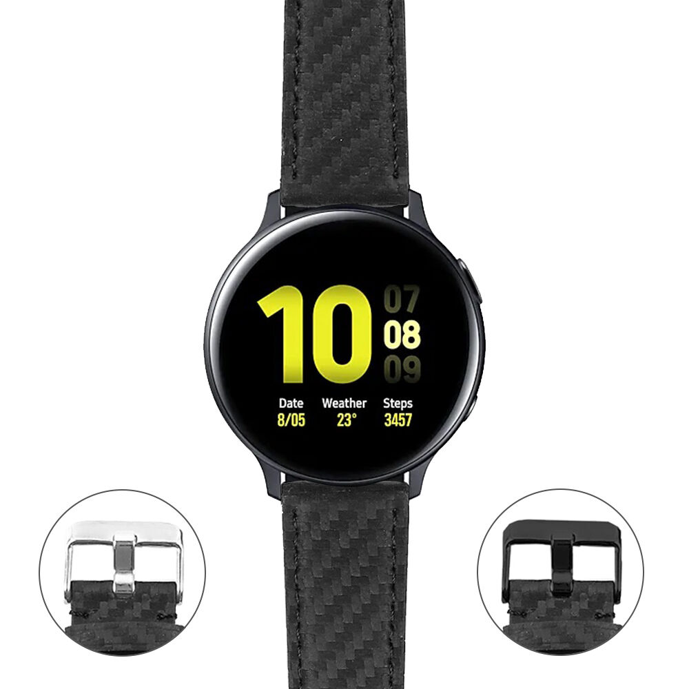 Strapsco DASSARI Carbon Fiber Strap for Samsung Galaxy Watch Active2
