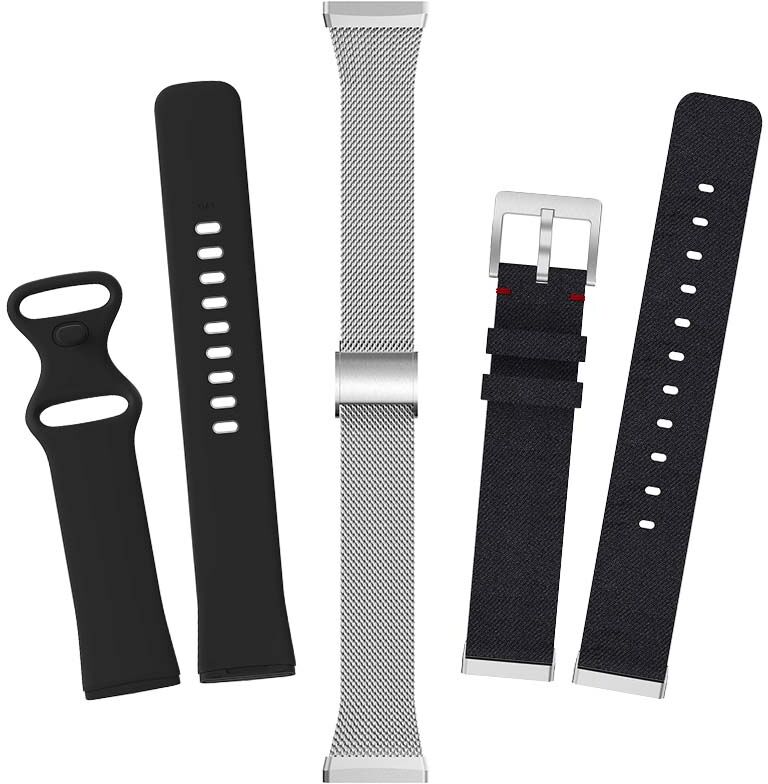 Strapsco Men's Strap Bundle for Fitbit Sense