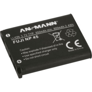 Ansmann ANS 1400-0036 - Akku, Digitalkamera, kompatibel, 650 mAh, Fujifilm